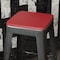 Flash Furniture 4PK Red Poly Resin Seats for Stools & Chairs, 4PK 4-JJ-SEA-PL02-RED-GG - alternate 1